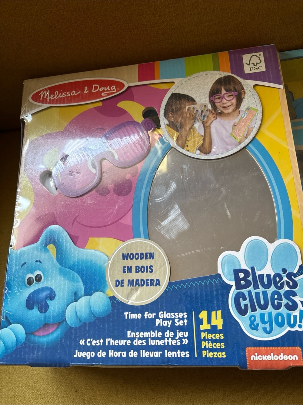 Melissa & Doug Blue's Clues & You! Glasses Play Set - Pink